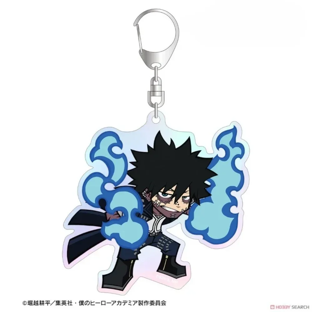 Anime My Hero School Keychain Acrylic Figure Midoriya Izuku Deku Key Chain Cartoon Character Pendant Keyring Accessories Jewelry