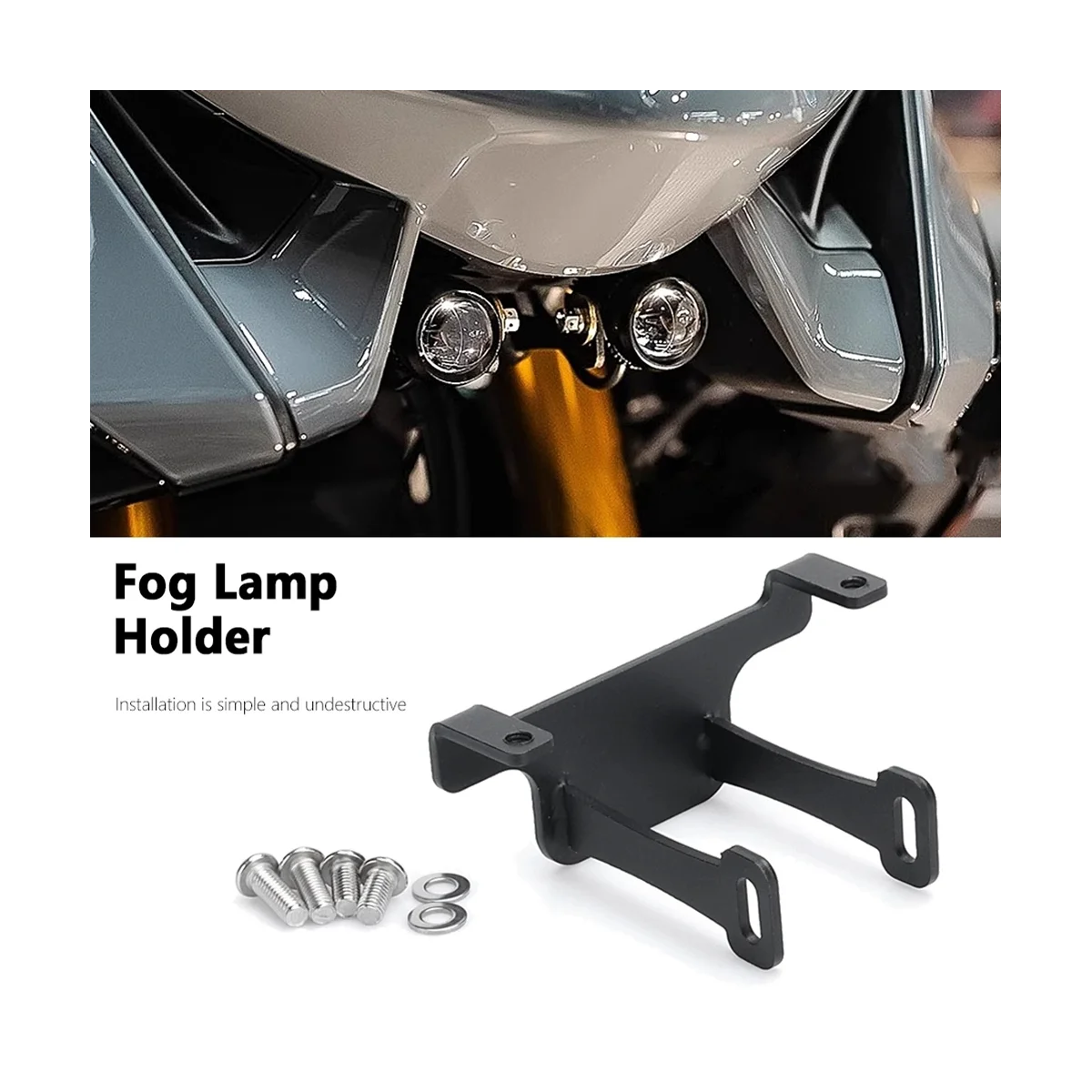 Motorcycle Spotlights Holder Fog Light Mounting Fog Lamp Support for TMAX560 T-MAX560 TMAX 560 2022