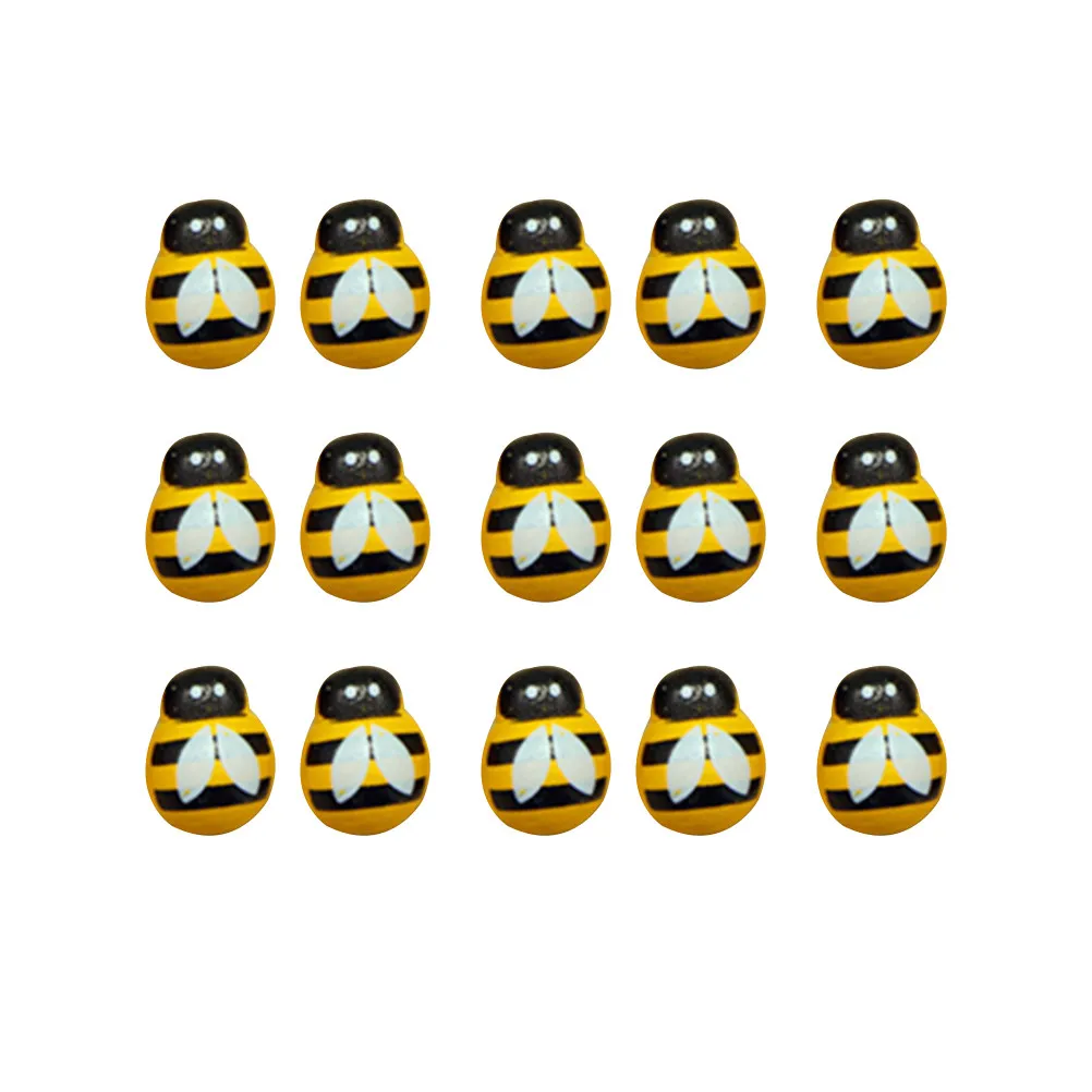 200Pcs Vibrant Yellow Bee Fridge Stickers Magnet Non-Scratch Refrigerator Sticker for Home Office DIY Photo Reminder
