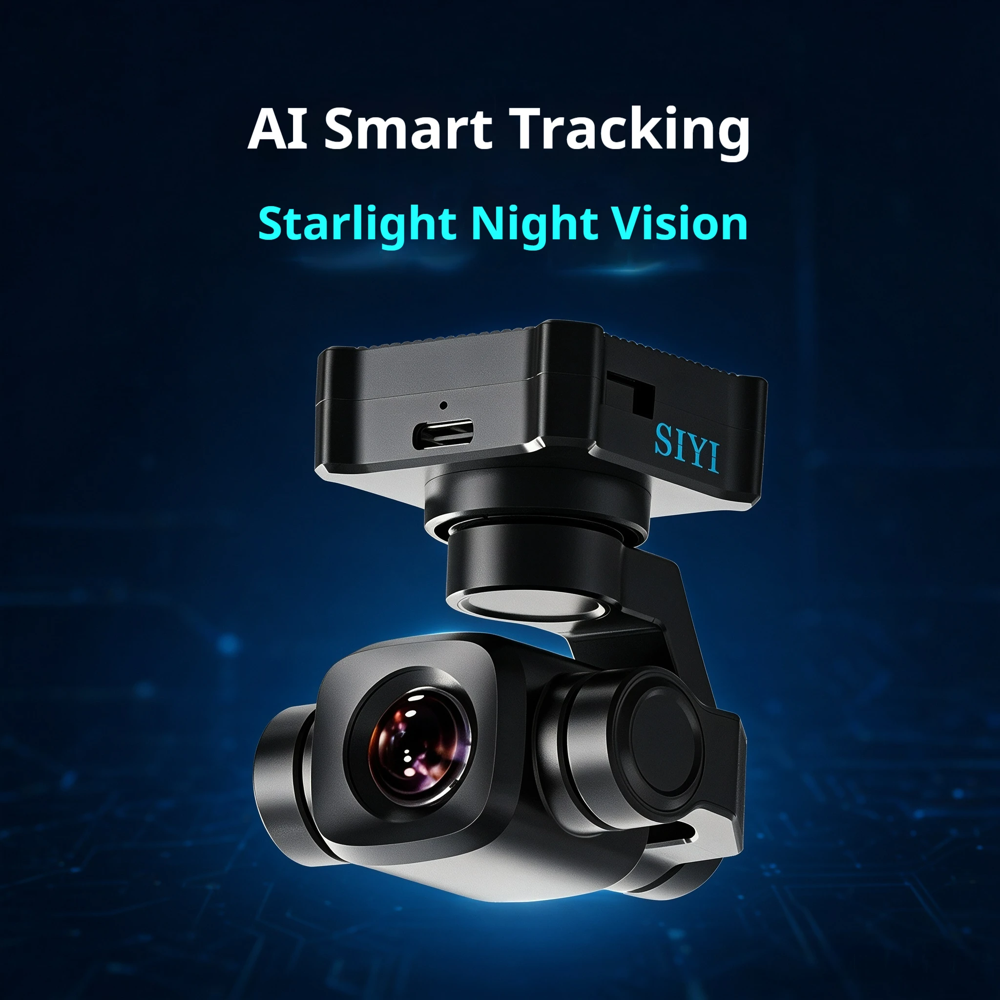Câmera Gimbal Zoom 4K Mini SIY - Drone Camera With Gimbal avaliação e preço