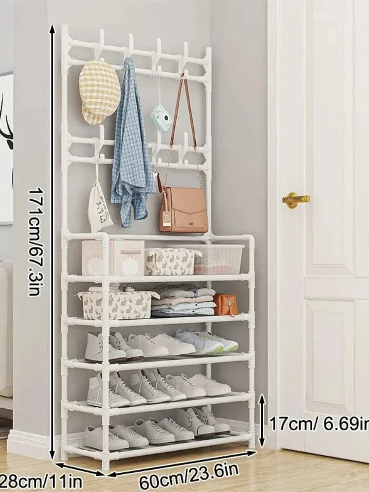 Independent entrance shoe rack, shoe cabinet, large capacity, living room shoe cabinet