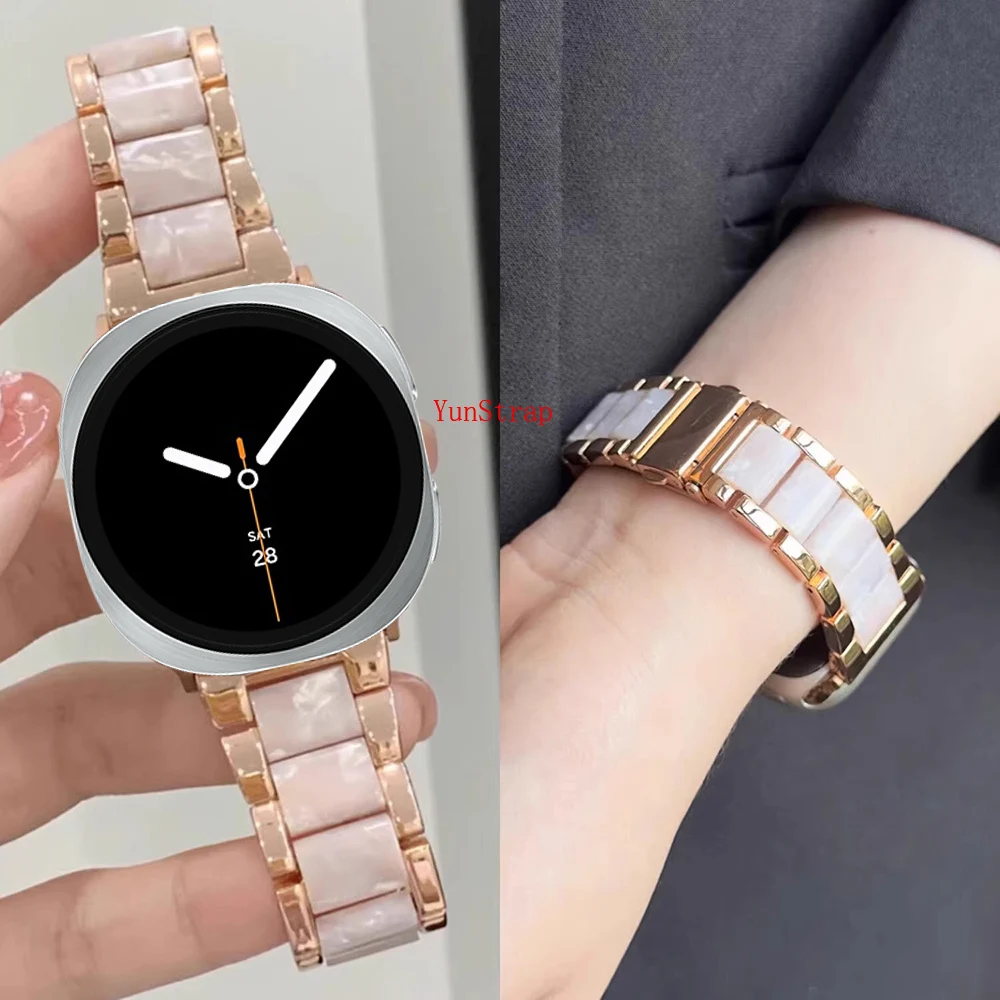 Für Samsung Galaxy Watch 8 8Classic Ultra Armband Bicolor Intermetallic Resin Armband Galaxy 8 40mm 44mm 46mm 47MM Band