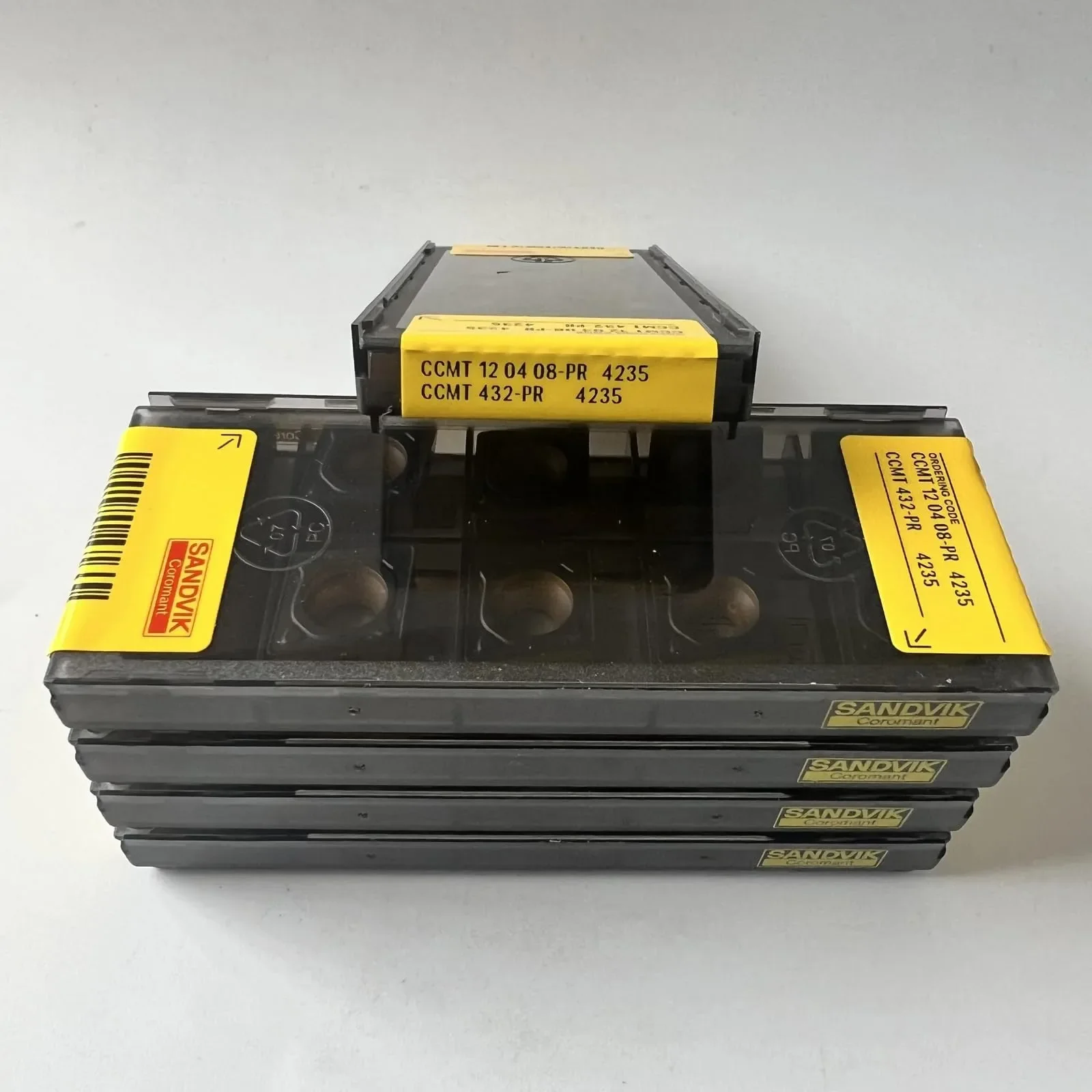 오리지널 SANDVIK / CCMT120408-PR 4235 / 경합금 CNC 블레이드 10개