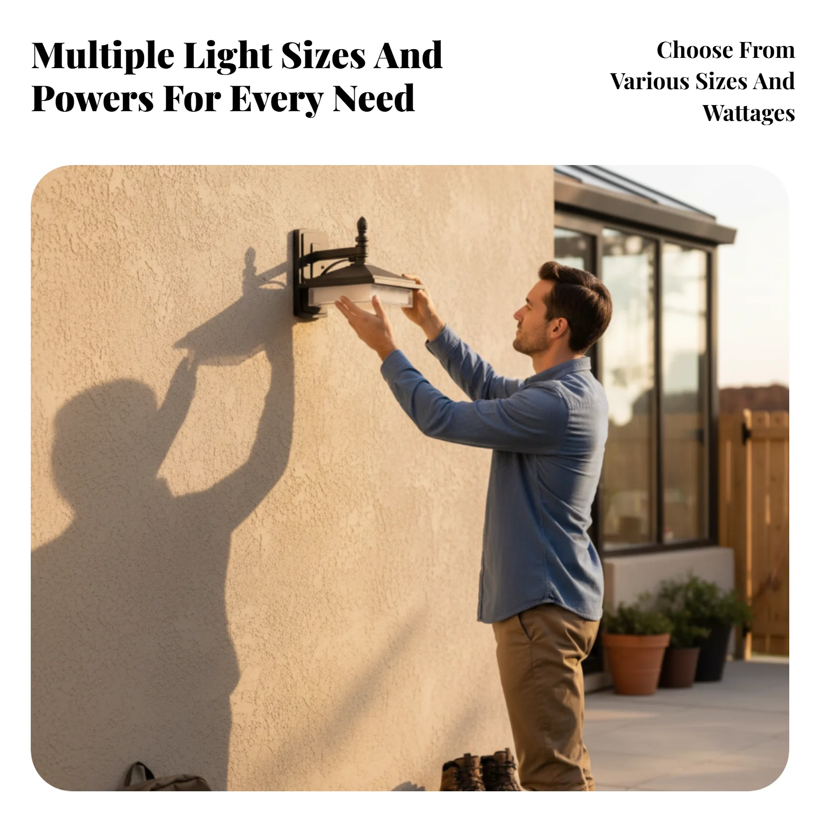 Waterproof LED Wall Light for Outdoor Modern Home Decoration Garden Porch Yard Entryway Aluminum Long-lasting Lighting