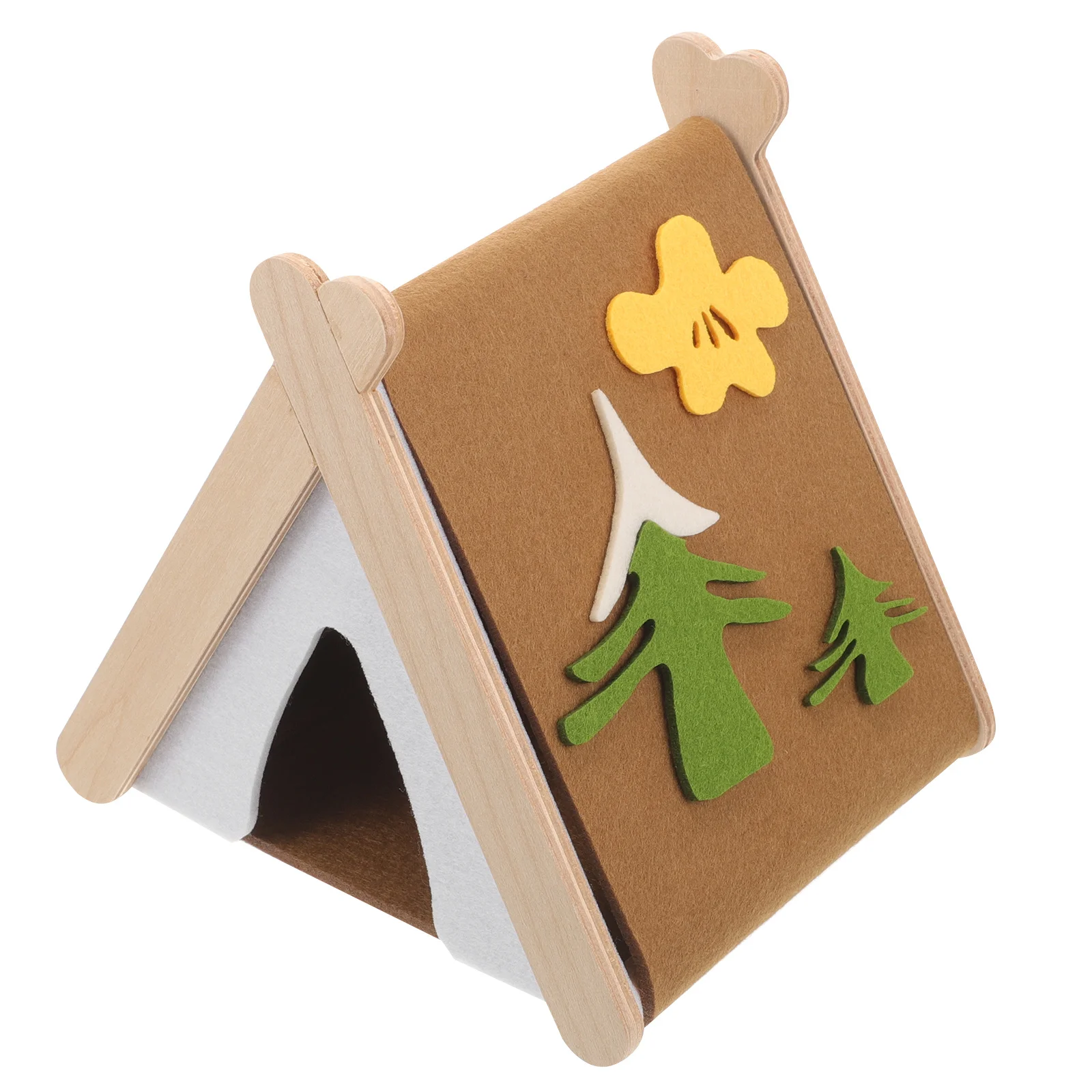 كوخ عش دافئ للحيوانات الصغيرة، سرير مخبأ للهامستر مريح، خيمة نوم ناعمة للحيوانات الأليفة، مأوى أرنب، مستلزمات الحيوانات الأليفة الصغيرة #6