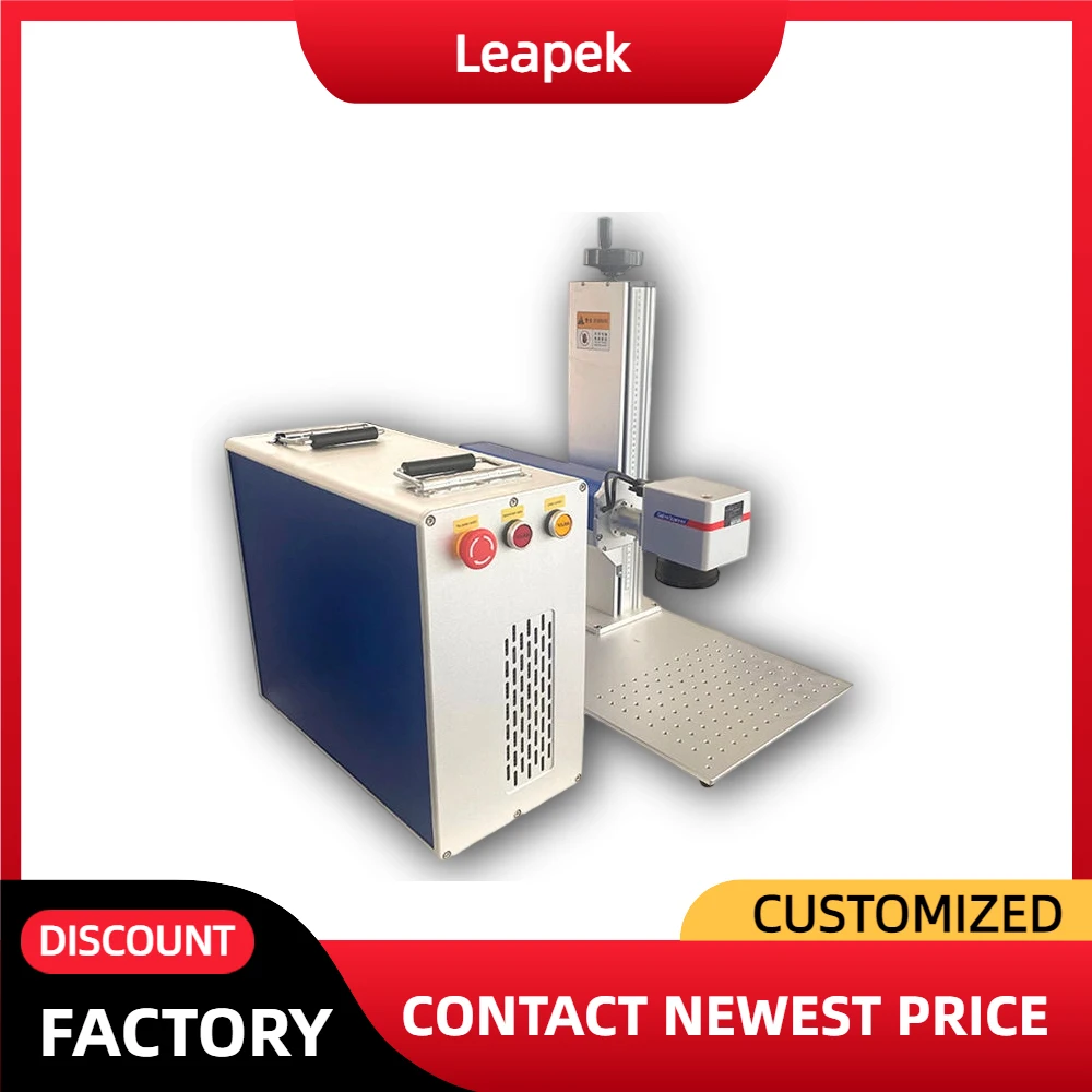 

20W RAYCUS Fiber Laser Source and Fiber Laser Marking Machine 30w for Label logo Keyboard Metal