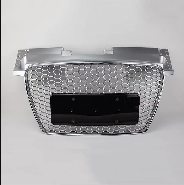 FOR AUDI TT 8J 2007 08 09 10 11 12 13 2014 HONEYCOMB SPORT MESH TTRS STYLE HEX GRILLE GRILL BLACK