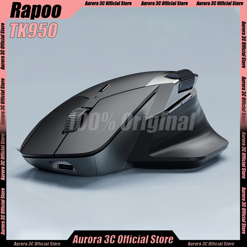 

Rapoo MT760 Gamer Mouse Bluetooth Wireless Mouse 3Mode Lightweight MT760 Mini Mouse Gaming Mice Low Delay Office E-sport Mouses