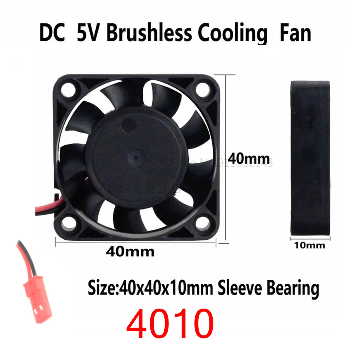 Hight Speed 4010 3510 3010 dissipazione del calore della ventola di raffreddamento per Hobbywing Traxxas ARRMA 4268 4274 1/10 1/8 1/7 RC Car Boat