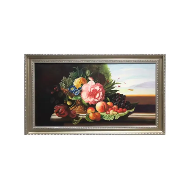 Handmade oil paintings custom high quality European classical realistic oil painting flowers