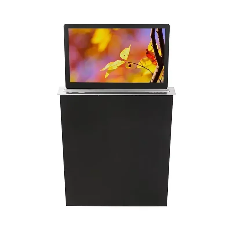 Motorized Lift LCD Interactive 15.6-inch Paperless Conference System With Microphone