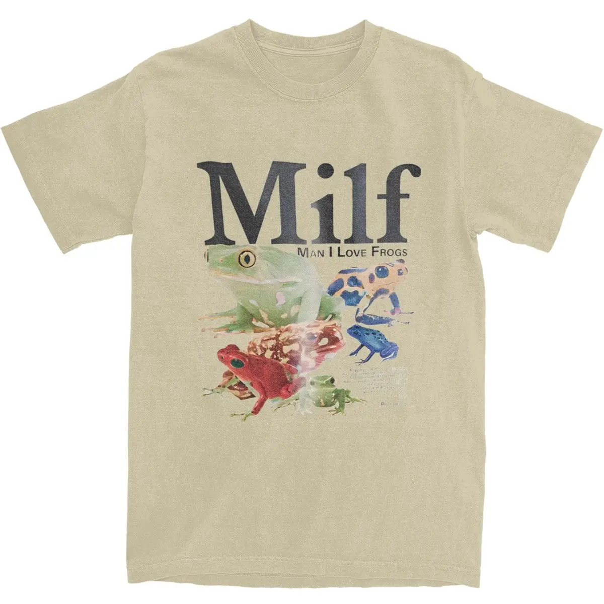 Men Women T-Shirt Milf Man I Love Frogs T Shirts Harajuku Active Summer Tee Shirt Awesome Custom DIY Cotton Tops Plus Size 5XL