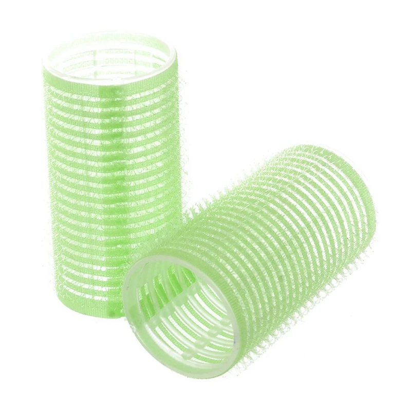 12X Big Self Grip Hair Rollers Cling DIY Hair Curlers 3Cm