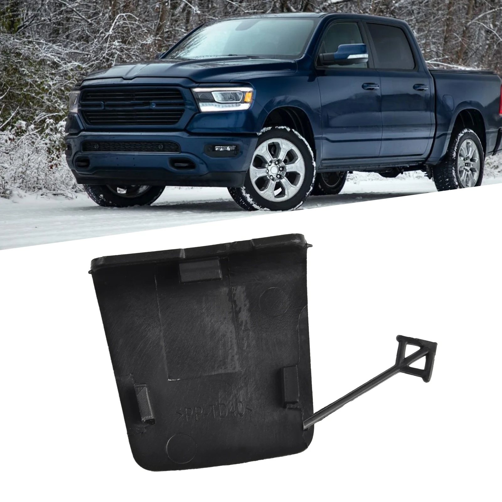 Spare Tire Winch Cover As Shown Winch Cover Spare Tire 68299112AC 68299112AB Direct Replacement Plastic 1pieces