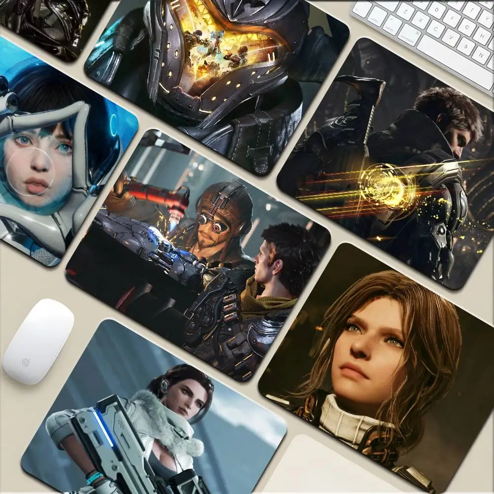 

Маленький коврик для мыши The First Descendant Game, коврик для клавиатуры, подушка для ноутбука, нескользящая настольная панель