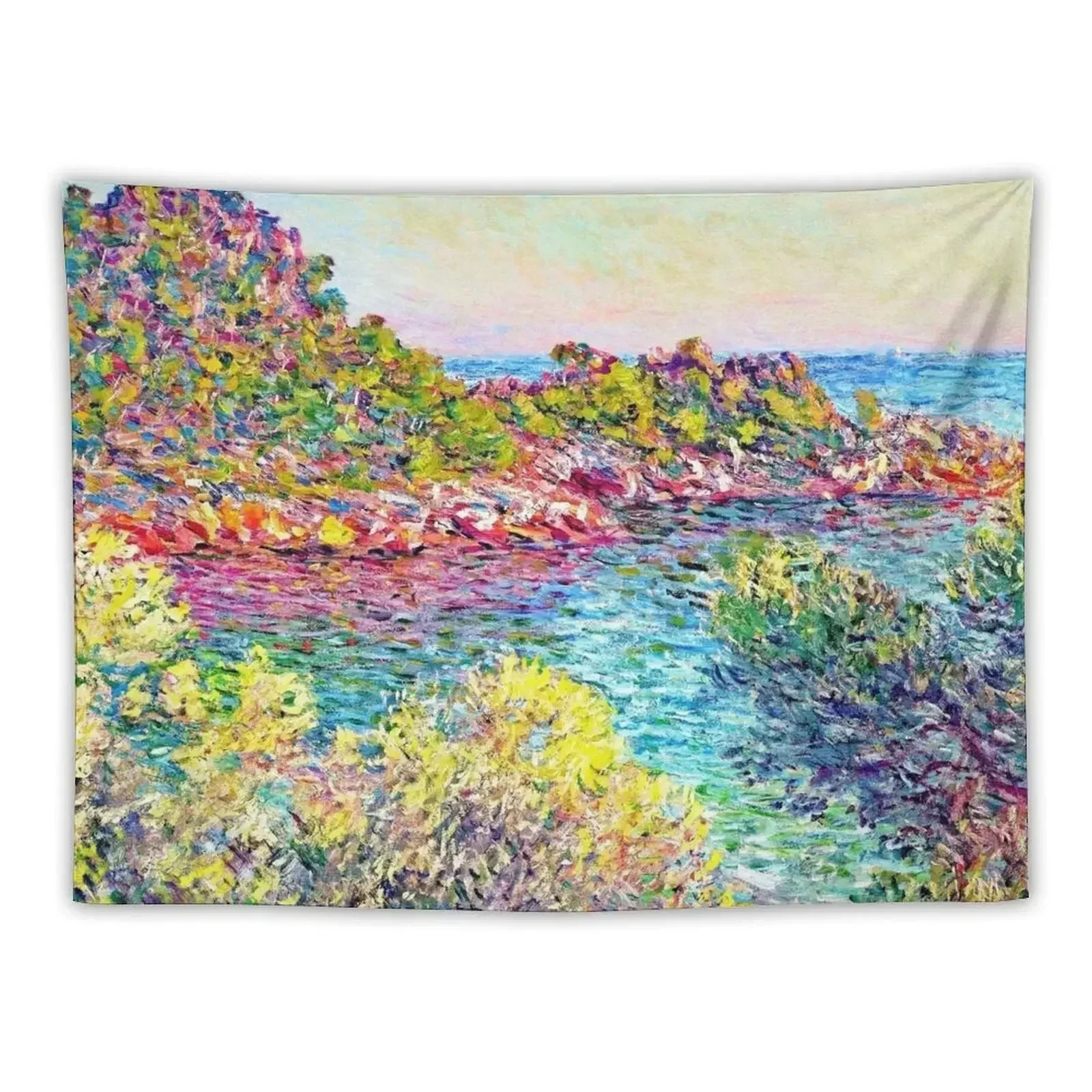 

Landscape near Montecarlo- Claude Monet Tapestry Room Decoration Aesthetic Aesthetic Room Decors Tapestry