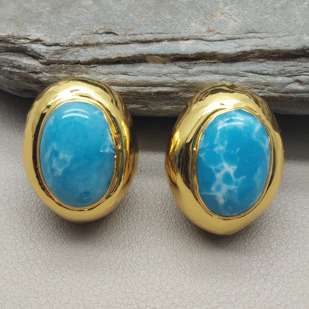 

Оптовая продажа, 10 шт., синий нефритовый разъем для яиц, золотой цвет, ободок, бусины для изготовления ювелирных изделий, фурнитура