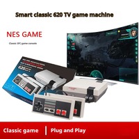 620 Retro Game Console Dual Wireless Mini TV Video Game Console Built-in Games Mini 8-Bit  Retro game For Children's Gift