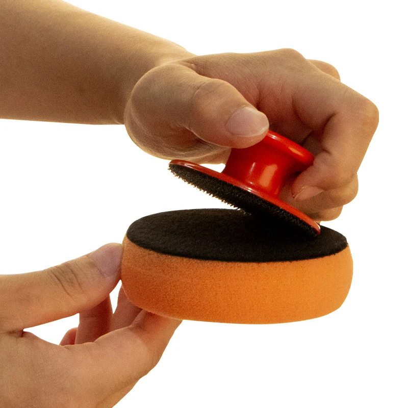 Car Wash Waxing Polish Sponge Microfiber Applicator Foam Beauty Care  Waxing Sponge Suit Car Cleaning Accessories for Car view 5