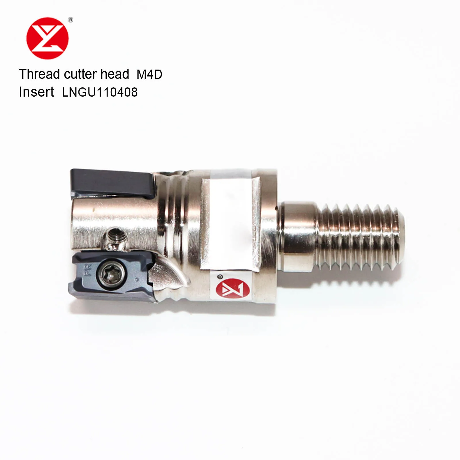 CNC Modular Type Screwed Connection Milling Cutter Head M4D Thread Locking Tooth Type Cutter Head Fit Insert LNGU110408 42CrMo