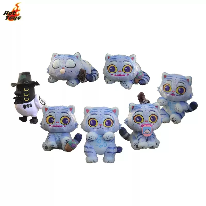 Oryginalne Hot Toys K-POP Demon Hunters Derpy Tiger Cosbi Pluszowe Breloczki Kolekcja Blind Box Sussie Tajemnicze Prezenty — 2