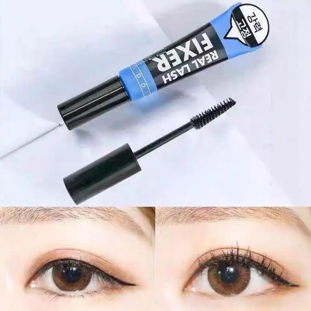 Waterproof Mascara Non-caking Prolonged Setting Cream Raincoat Liquid Fiber Mascara Lengthening Curl-enhancing Eyelash Makeup