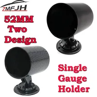 Universal 52mm 2 ""soporte de montaje único medidor pod taza temperatura del agua temperatura del aceite relación aire-combustible presión de aceite medidor de refuerzo de vacío