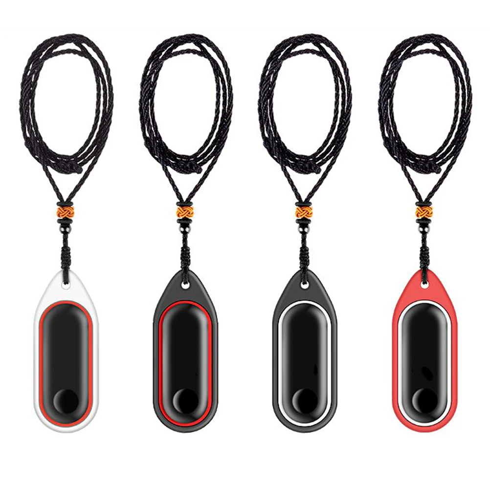 

Pendant with String Wristband Bracelet 3 Millet Water Proof Black White Color Smart for