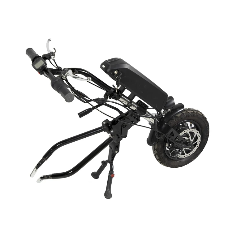 Suspension New Model Electric Powered Stair Climbing Wheelchair 350w 12inch Disabled Electric Wheelchair Kit