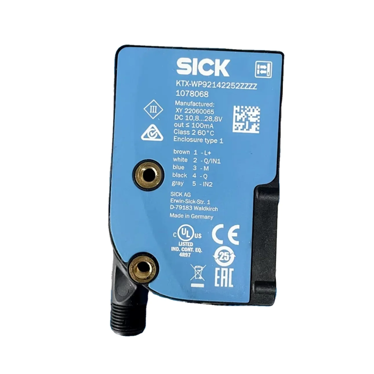 

Germany SICK original brand new KTX-WP92142252ZZZZ KTX-WP91142252ZZZ Photoelectric Color code sensor