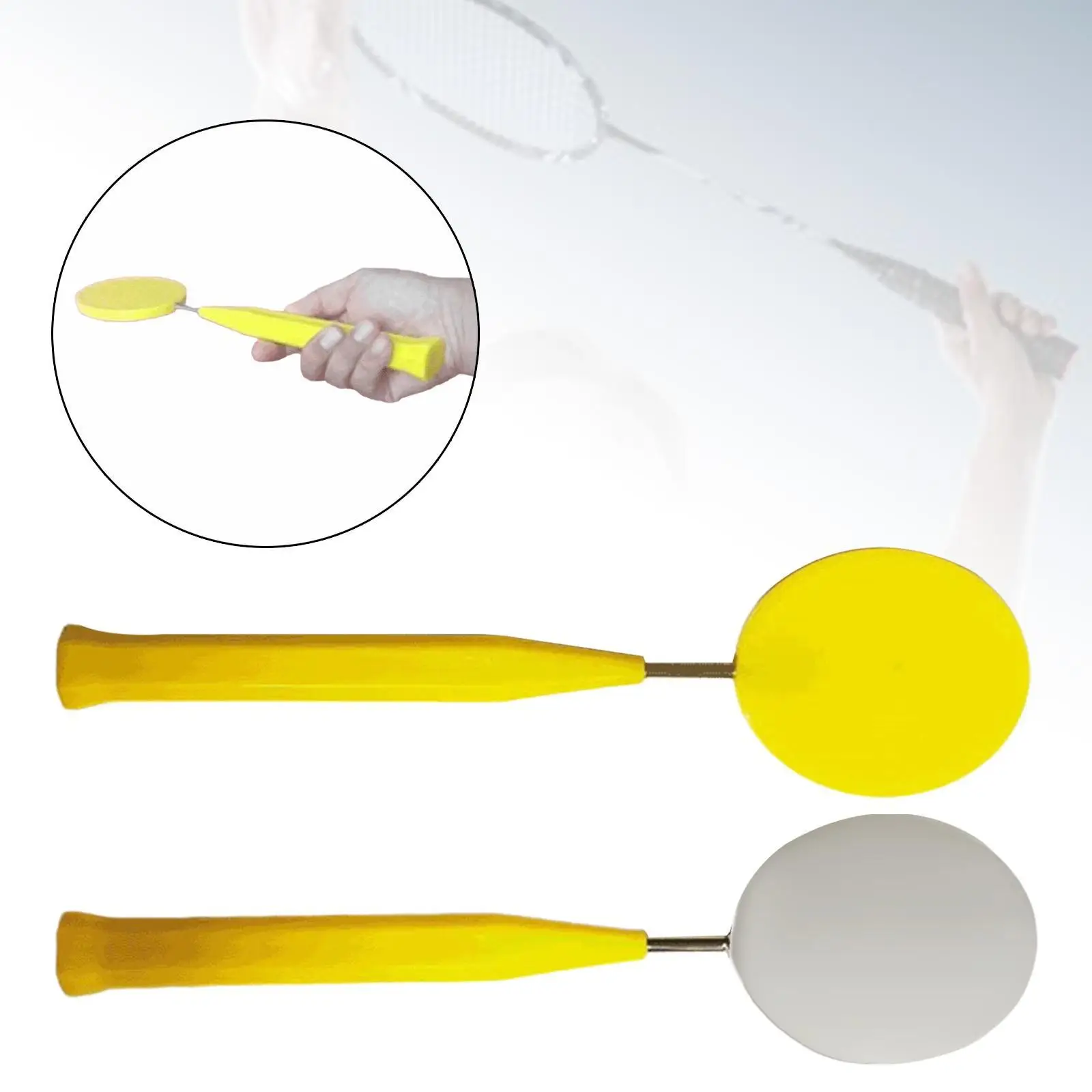 Badminton Racket Resistance Train Badminton Training Equipment Improved Tempo Strength Finger Training Rod for