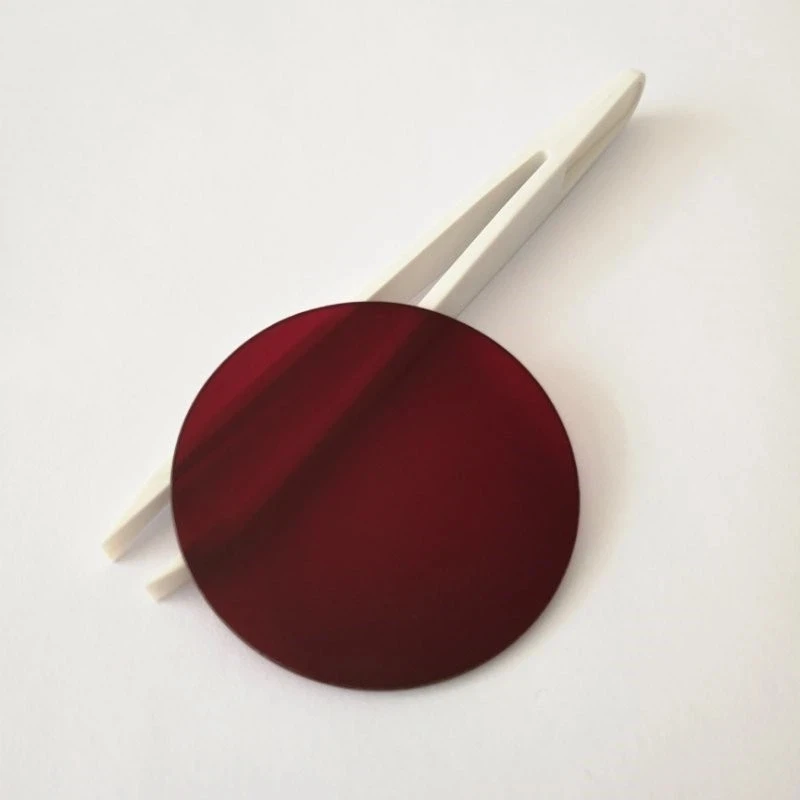 650nm Red Glass Filter Lens HB650 Infrared Transmission IPC Fill Light Detection