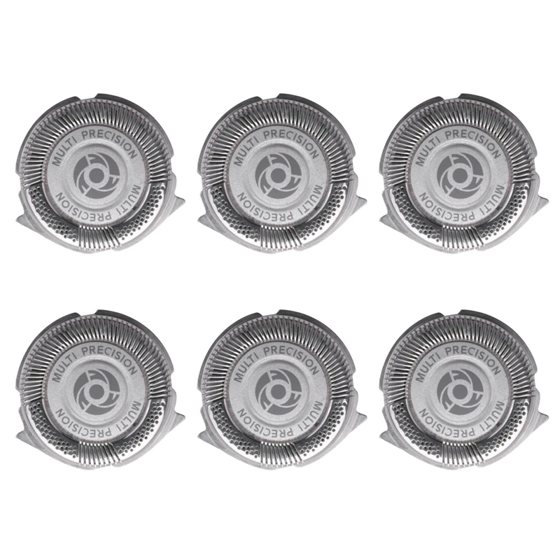 6Pcs SH50/52 Replacement Heads for Philips Norelco 5000 Series Electric Shavers,S5370,S5660,S5590,S5290 Blades Heads image 4