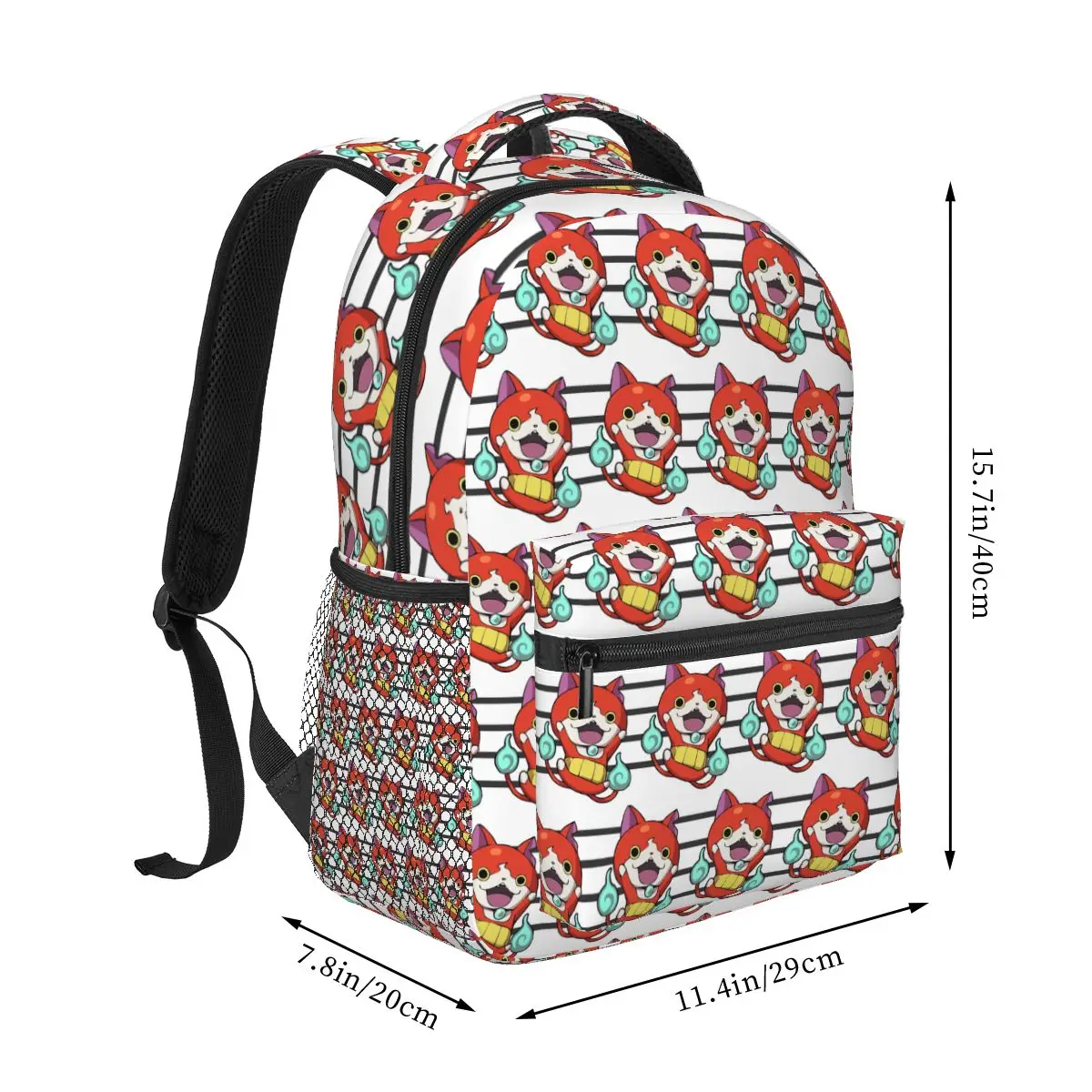 Good Love Bound Together Beauty Yokai Watch Jibanyan Backpack Student Boys Girls BookBag Children School Bag Laptop Shoulder Bag