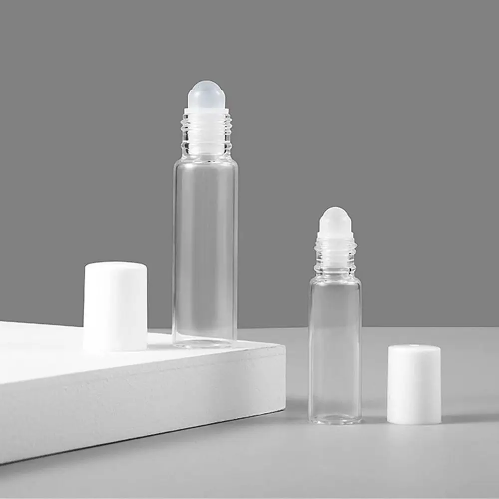 

Eye Cream Oil Vial With Glass Ball With Roll On Rollerball Bottle Empty Clear Bottles Refillable Container Glass Roller Bottles