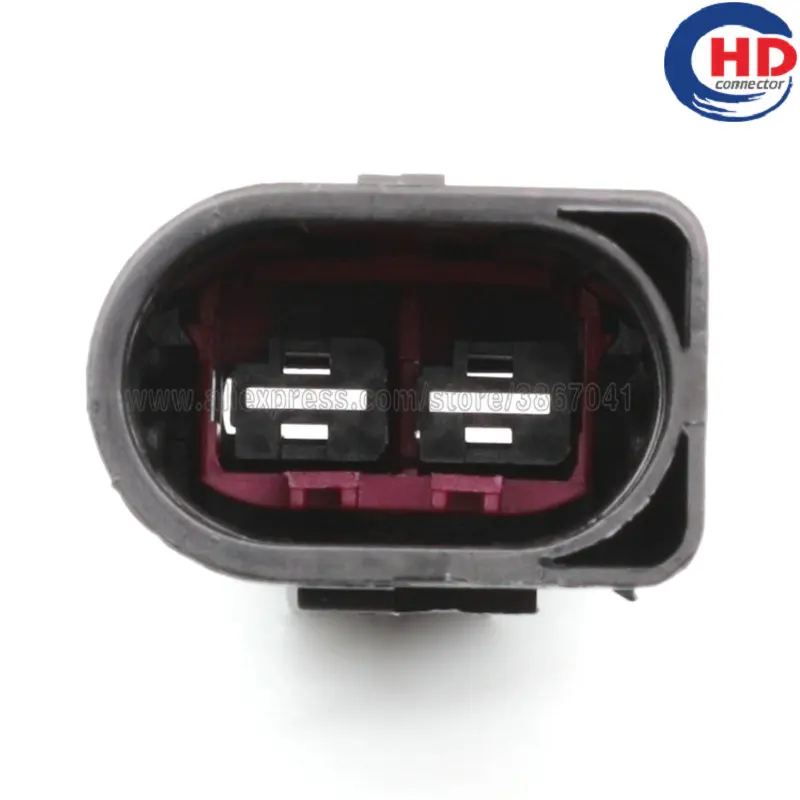2 PIN Automotive Waterproof Fuel Injection 6.3mm Male Female Connector For VW Toyota Honda Hyundai Elantra 1J0973852 1J0973752