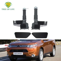 For Mitsubishi Outlander XL 2013 2014 2015 8264A191HA 8264A194 New Front Bumper Headlight Washer Spray Nozzle Cover Cap RH LH