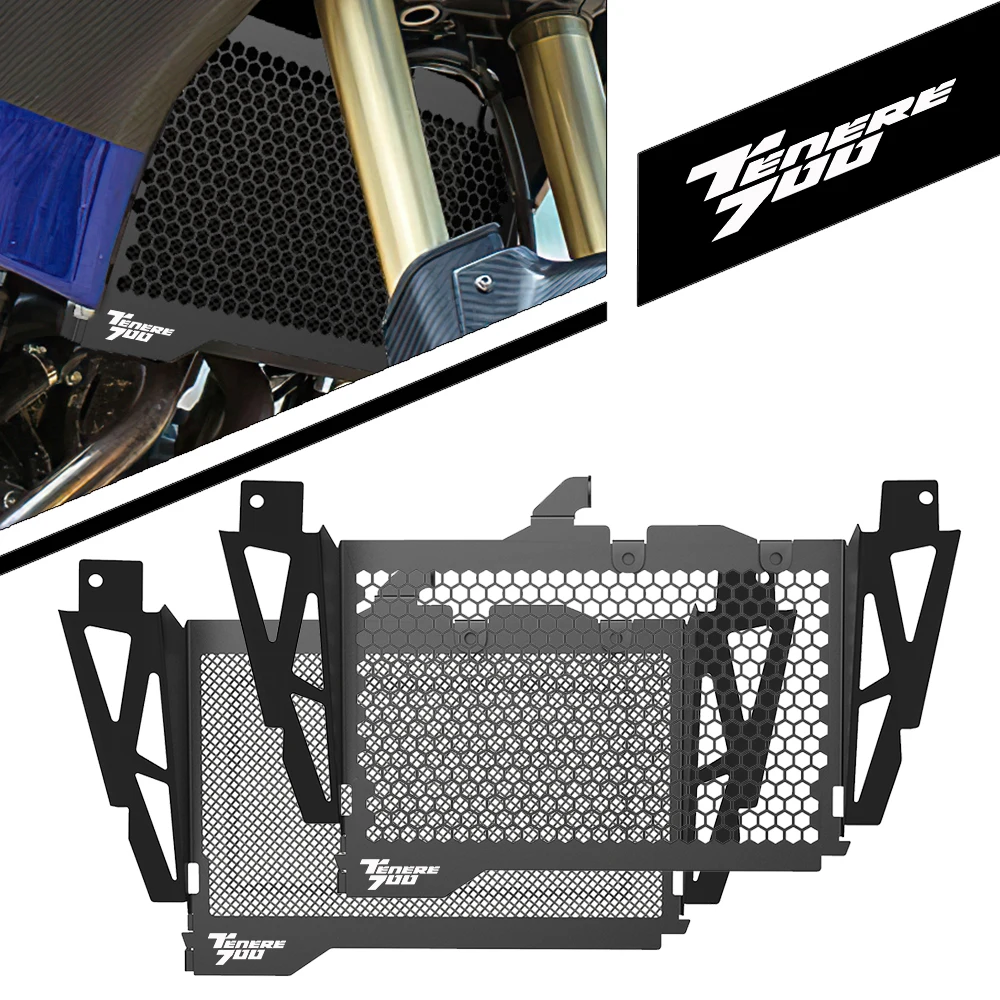 

For Yamaha Tenere700 World Raid 2022 2023 Motorcycle CNC Aluminium TENERE 700 tenere 700 Radiator Grille Guard Protection Cover