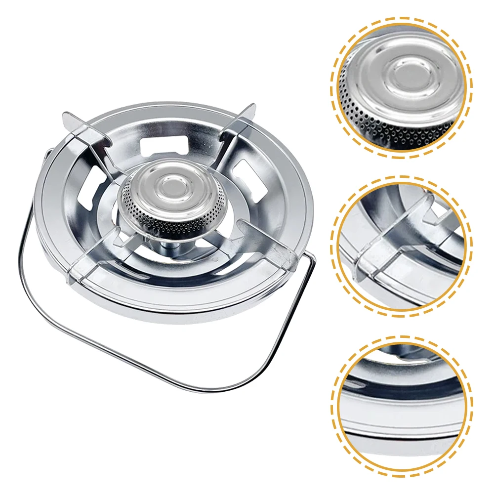 

Lightweight Outdoor Durable Copper Alloy Windproof Portable Gas Stove For Camping Hiking Picnic Backyard Cooking Metal Burner