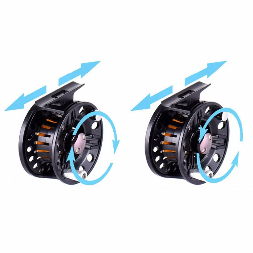 New Fly Fishing Reel 75mm Size Interchangeable Large Arbor Alloy Aluminum CNC Machine Casting For Fly Fishing Wheel Accessories