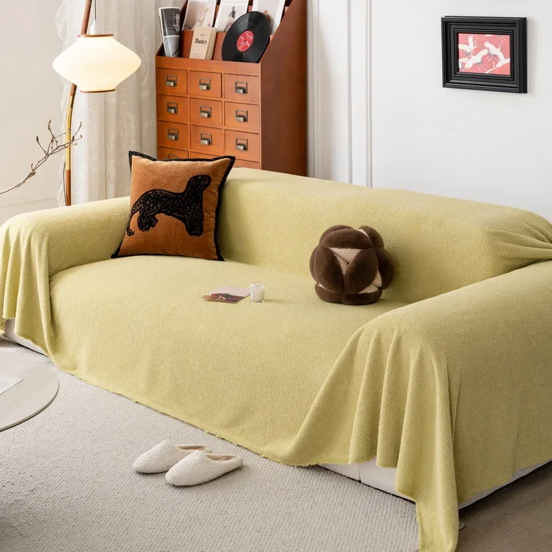 1pc Sofa Blanket with Tassels All-inclusive Universal Sofa Covers INS Style Couch Towel Camping Picnic Blanket Throw Blanket