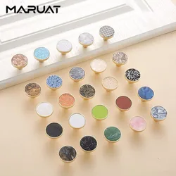 Circular Single Hole Furniture Knobs Zinc Alloy Kitchen Handles for Cabinet Wardrobe Hook Bedroom Drawer Pulls Furniture Handles