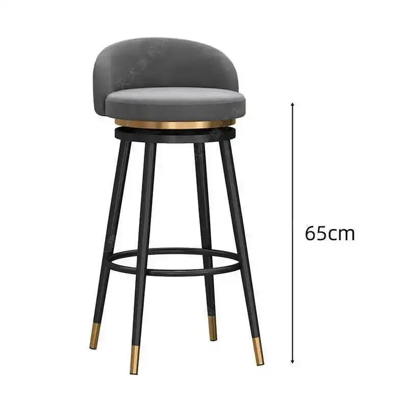 

Luxury Nordic Bar Stools Counter Height Comfortable Minimalist Modern Chair Restaurant Party Bancos De Bar Garden Furniture