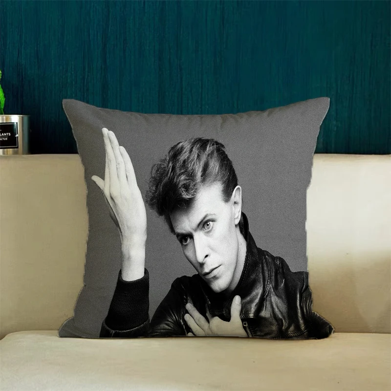 

D-David­ Bowie Decorative Pillow Cover 45x45 Cushions Covers Home Decoration Luxury Cushion Cover for Living Room Cushions Cases