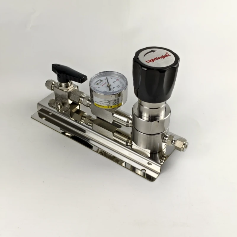 316Lstainless steel pressure reducing valve terminal secondary ball valve control panel one in one out laboratory semi-automatic