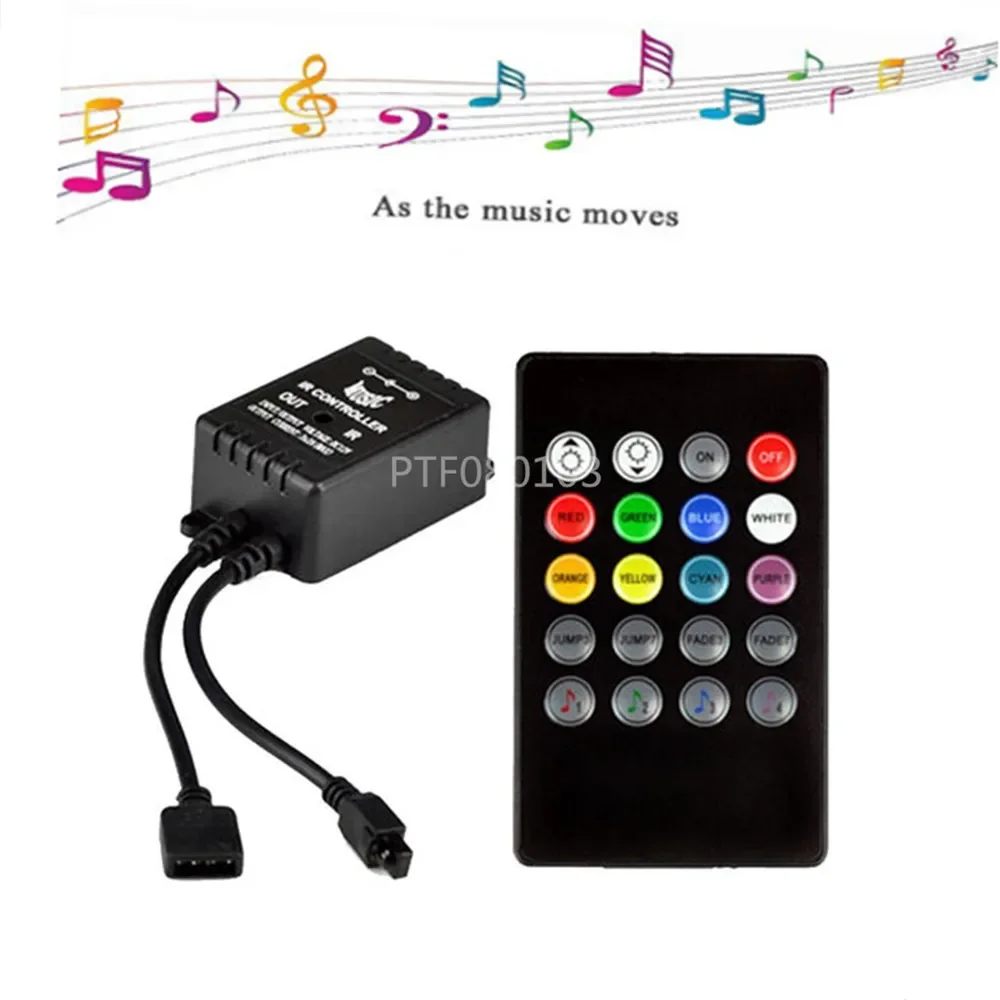 Led Controller 44 Keys 24 Keys LED IR RGB Controler LED Lights Controller IR Remote Dimmer DC12V Control For RGB LED Strip