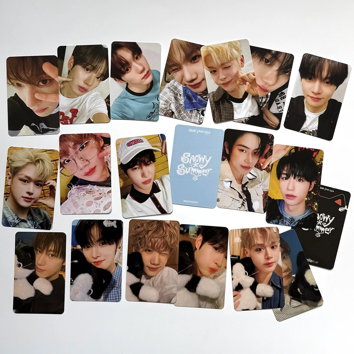 7Pcs/Set Idol CLOSE YOUR EYES New Album Snowy Summer Lomo Cards Special Bonus Cards KENSHIN KYOUNGBAE JMIN SEUNGHO Fans Gifts view 2