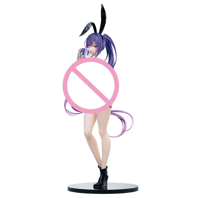 

Yuna Purple Ponytail 1/4 Rabbit Nest Bunny Girl Figure Standing Posture High-quality Beautiful Girl Model Case Decoration