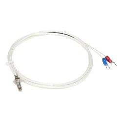 FTARB01 K E type M6 M8 M10 bolt head 1m fibreglass braided cabel screw thermocouple temperature sensor