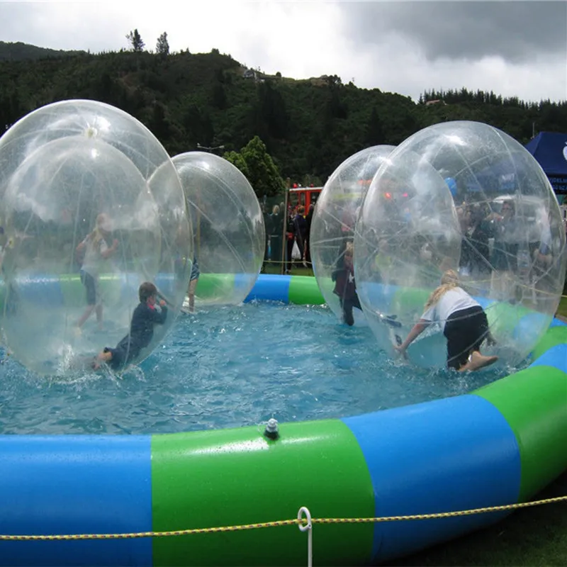 Bola de caminhada na água de 2m, bola inflável para caminhada na água, bola Zorb para piscina de água
